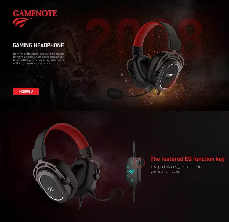 HAVIT H2008D GAMING HEADSET Price in Bangladesh - Tech Land BD